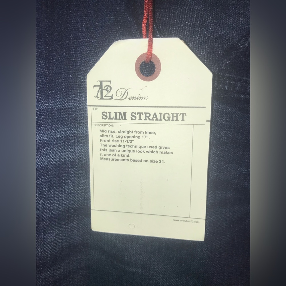 Evolution In Design Jeans Brand New With Tag Size 42 - Picture 3 of 9